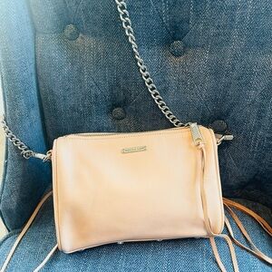 Rebecca Minkoff light pink almost beige color 
Small cross/ shoulder bag